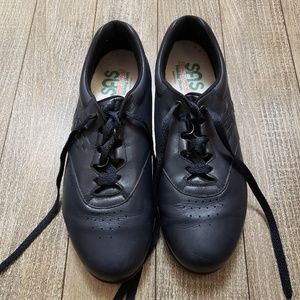 SAS Navy Blue tri pad comfort walking shoe SZ 8